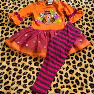 Emily Rose Size 3t Thanksgiving Outfit